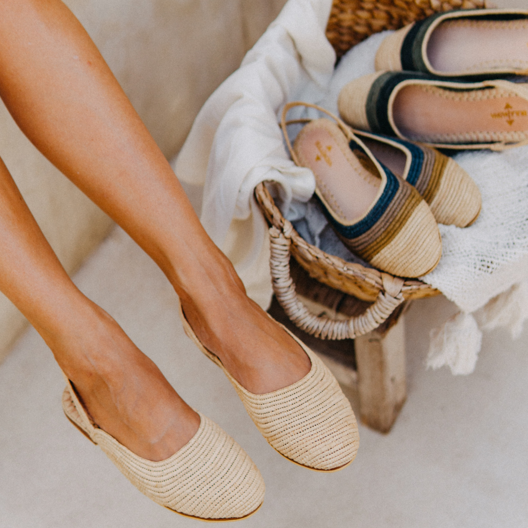 Sandali da donna Mazir Beige Naturale