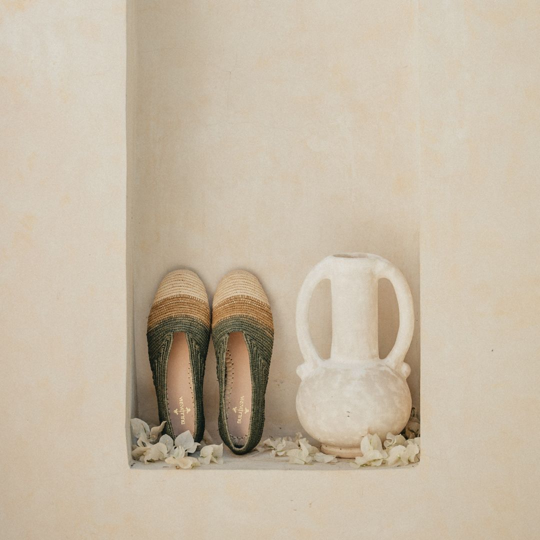 Scarpe da donna Imane verde sfumato