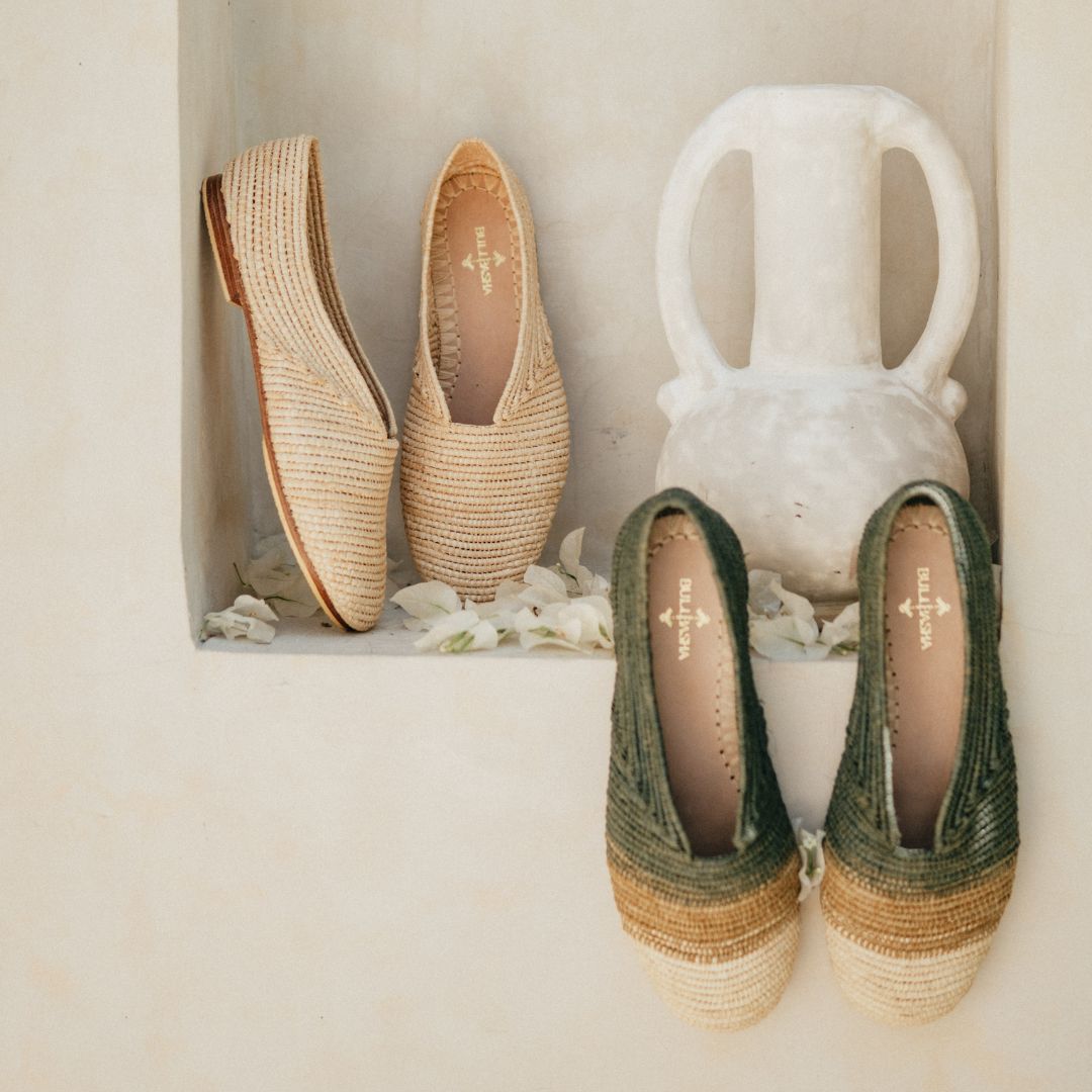Scarpe da donna Imane verde sfumato