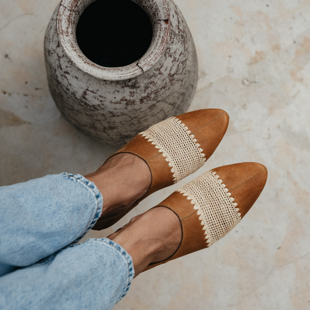 Raja Damenschuhe Sandfarben