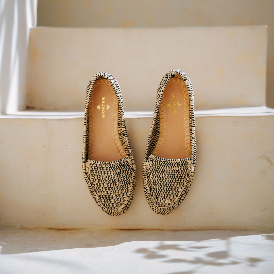 Mouna Damen Loafers Schwarz