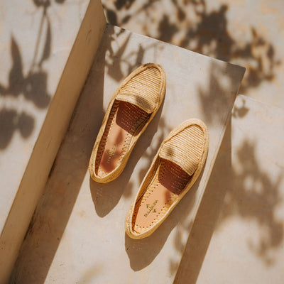 Mouna Neutral Loafers