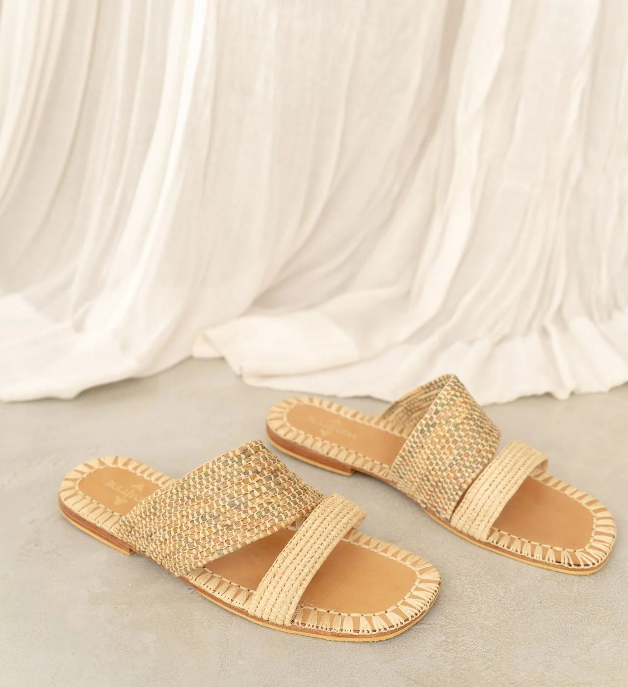Zigza | Neutral Mix, sustainable, sandals made from natural materials by Bulibasha