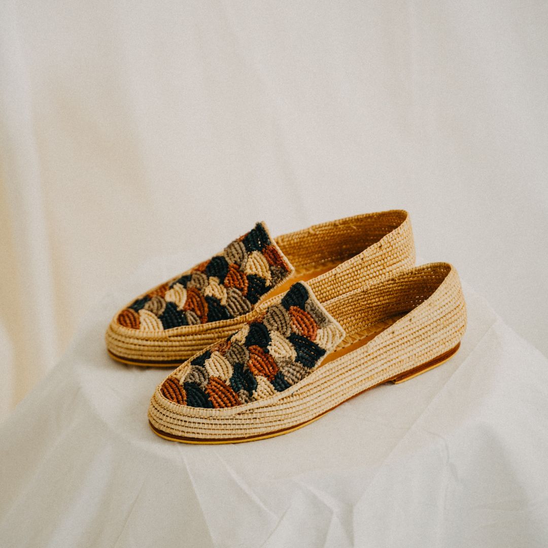 Mouna Zafir Arte Luxe Natural Loafers
