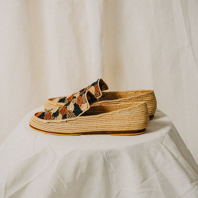 Mouna Zafir Arte Luxe Natural Loafers