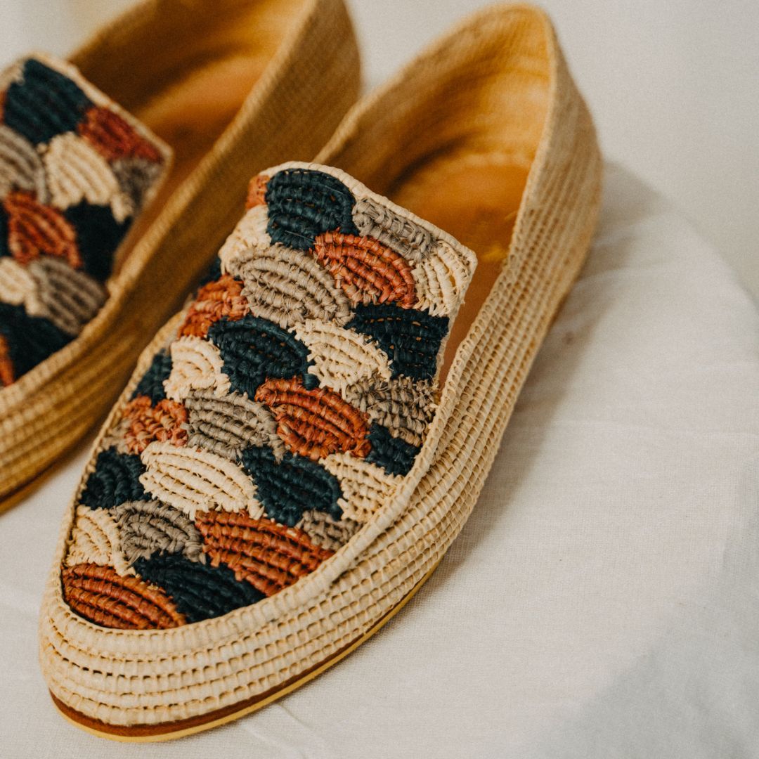 Mouna Zafir Arte Luxe Natural Loafers