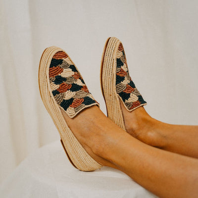 Mouna Zafir Arte Luxe Natural Loafers