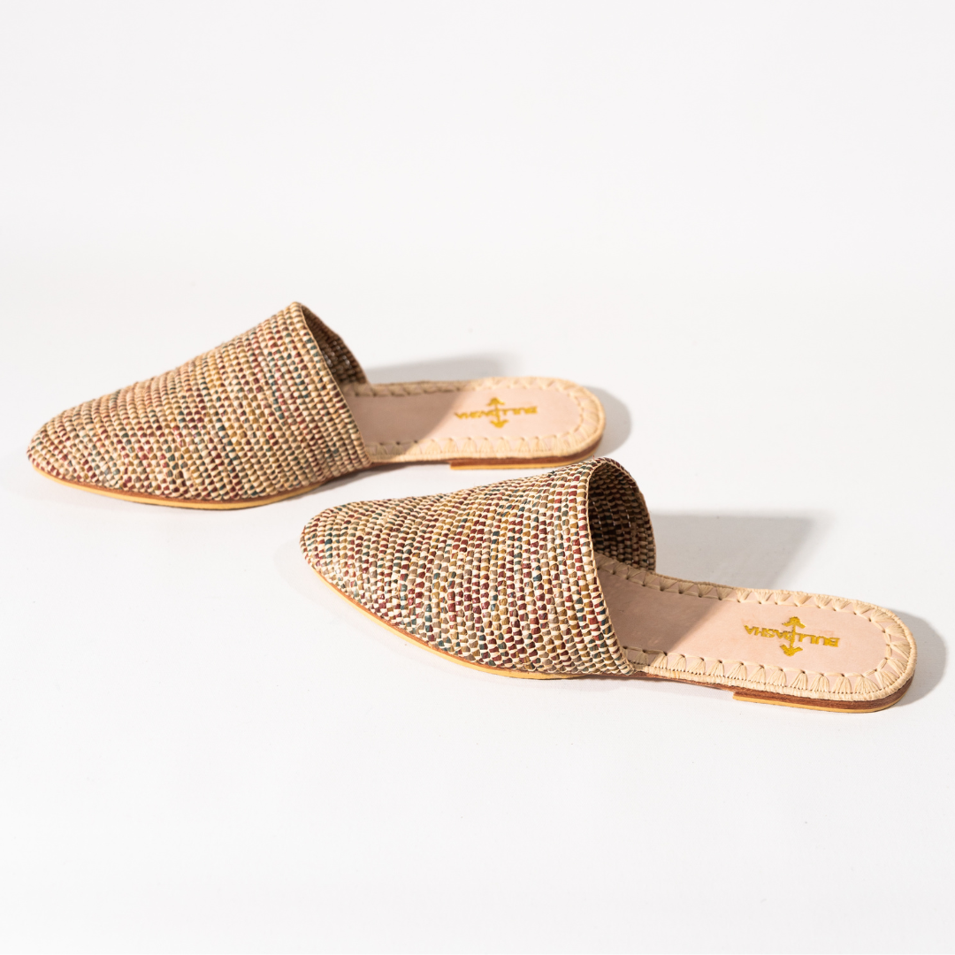 Babouches pour femmes multicolores