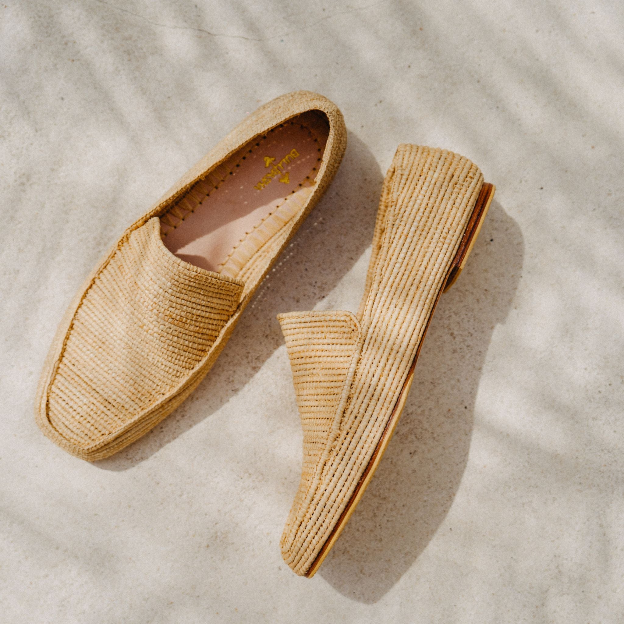 Bahia Herrenslipper Naturbeige