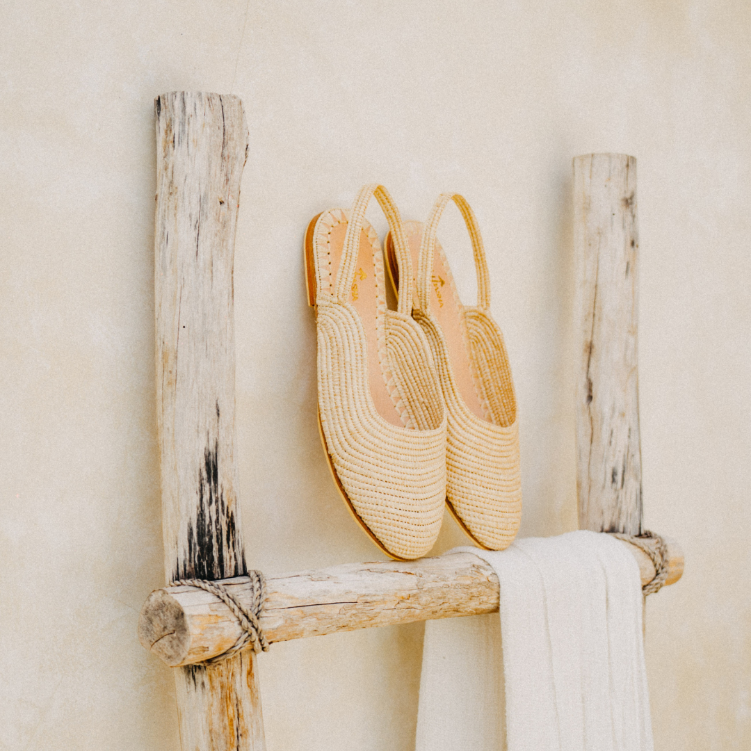Sandali da donna Mazir Beige Naturale