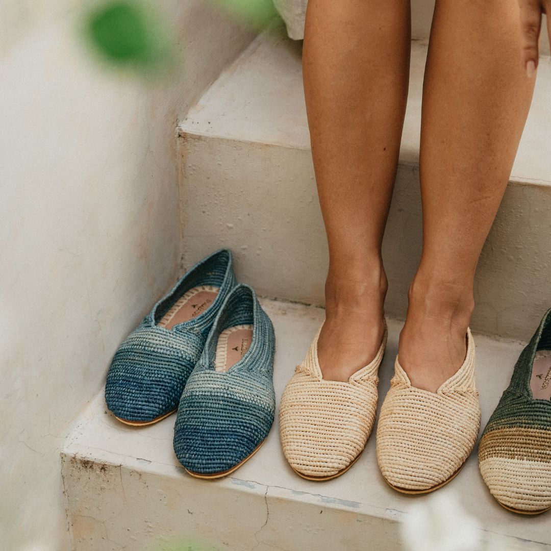 Scarpe da donna Imane verde sfumato