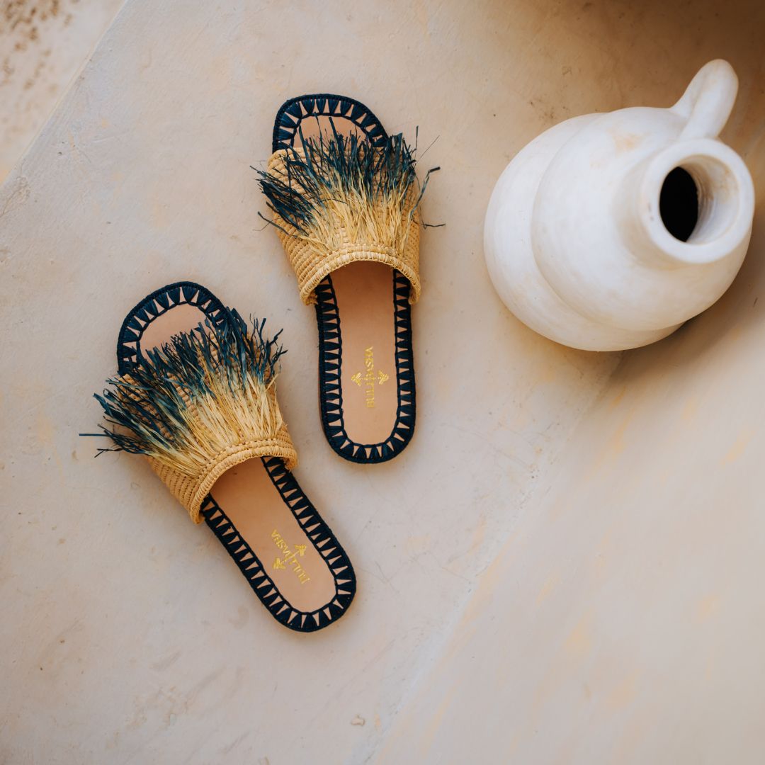 Basha Nour Women's Sandals Blue