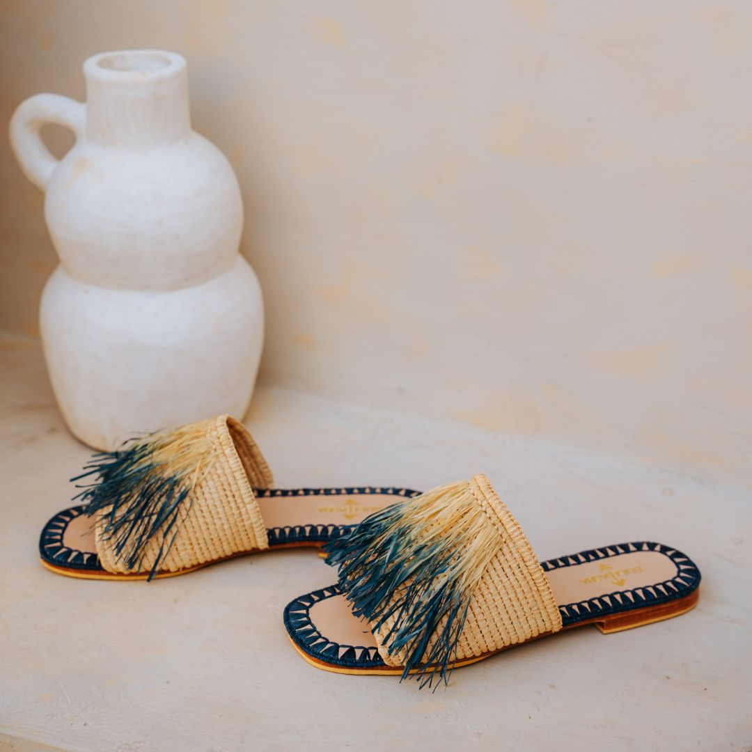 Basha Nour Women's Sandals Blue