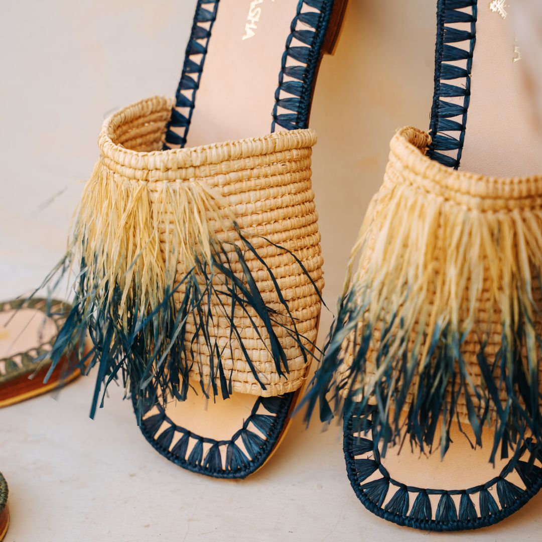 Basha Nour Women's Sandals Blue