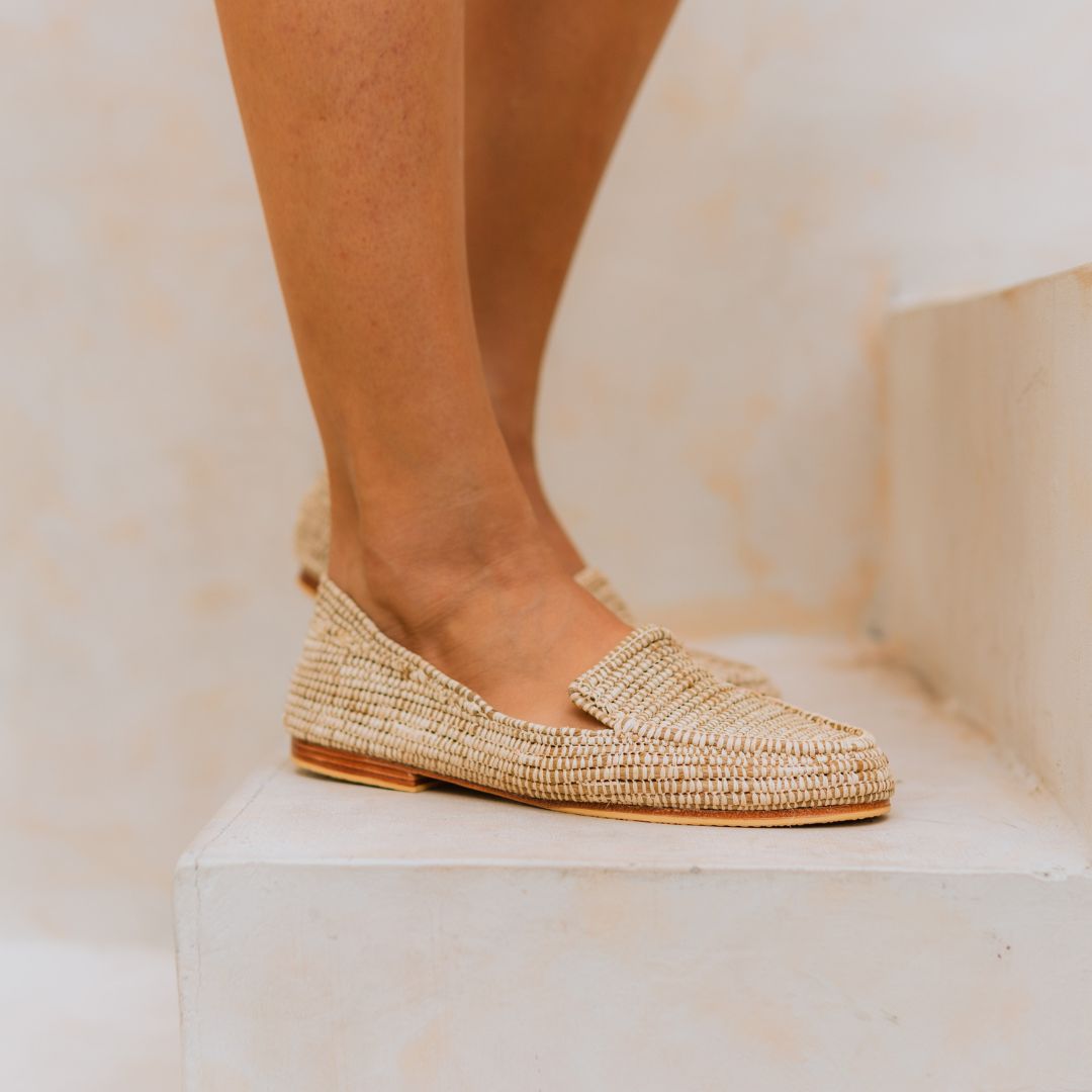 Mouna  Women's Loafers Natural Beige