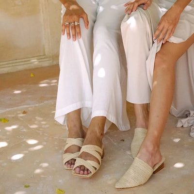 Sura, sustainable, heels made from natural materials by Bulibasha