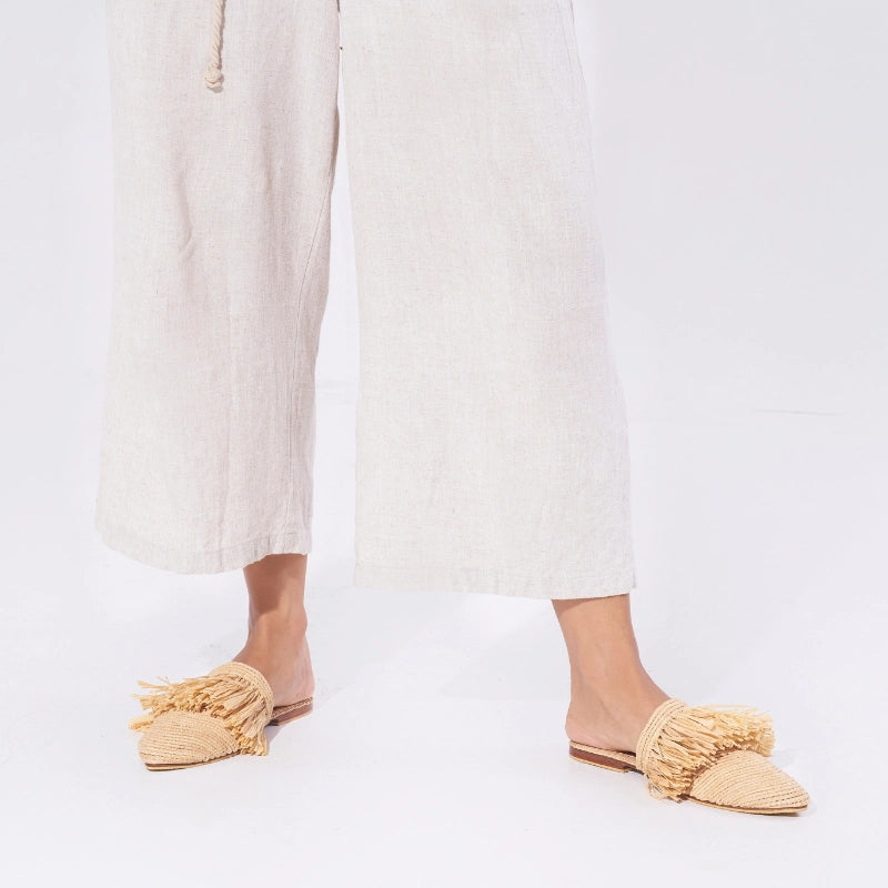 Aderfi, sustainable, handmade sandals made from natural materials by Bulibasha