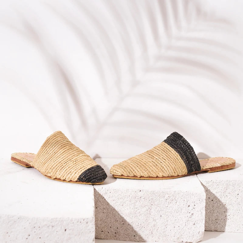 Babouche Zegiga, sustainable, handmade sandals made from natural materials by Bulibasha
