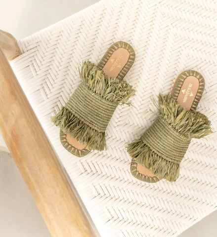 Basha Green, sustainable, handmade sandals made from natural materials by Bulibasha
