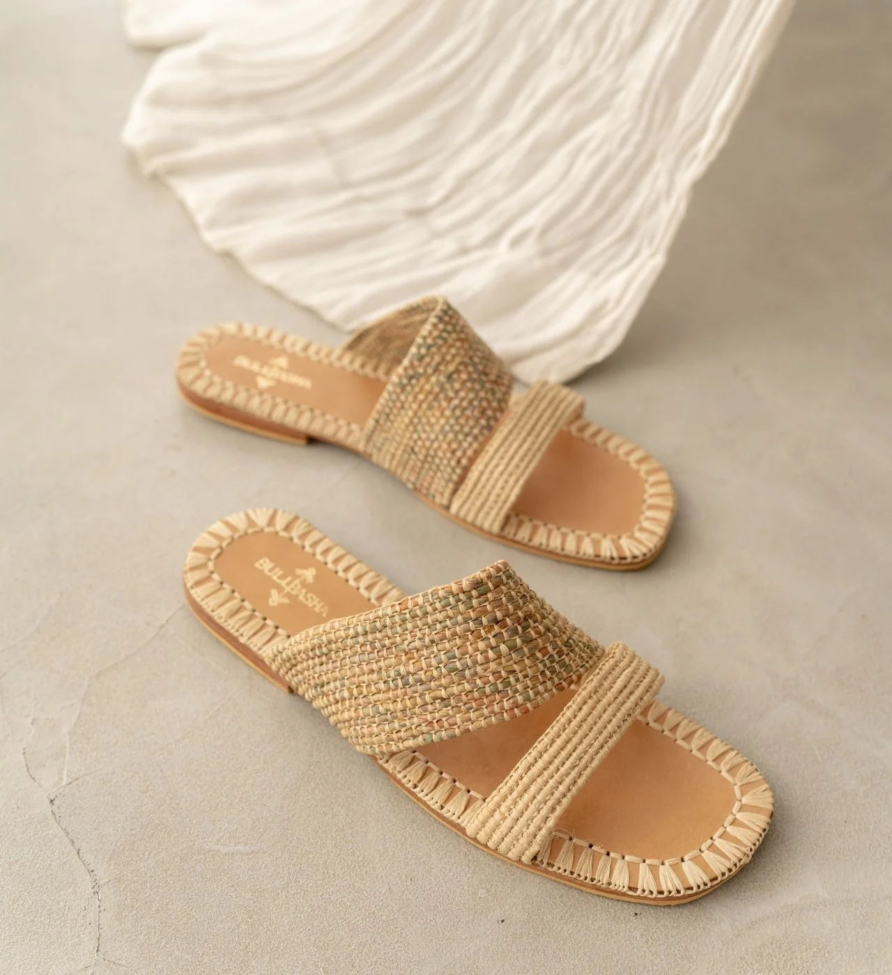 Zigza | Neutral Mix, sustainable, sandals made from natural materials by Bulibasha