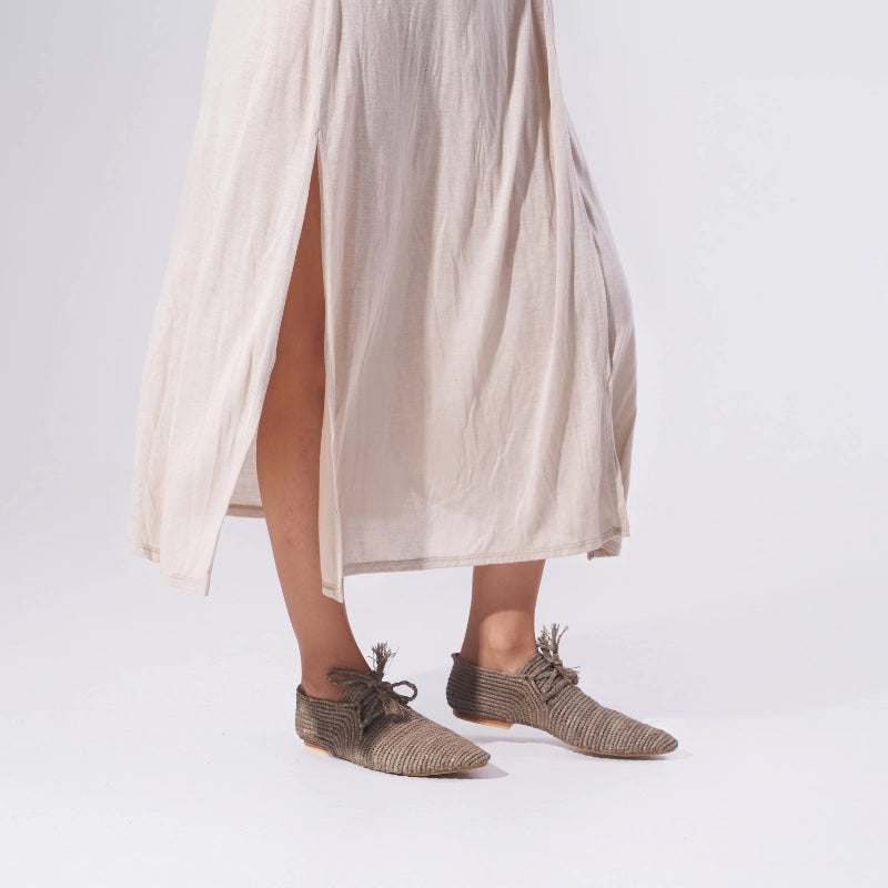 Tafrara Zegiga, sustainable, shoes made from natural materials by Bulibasha